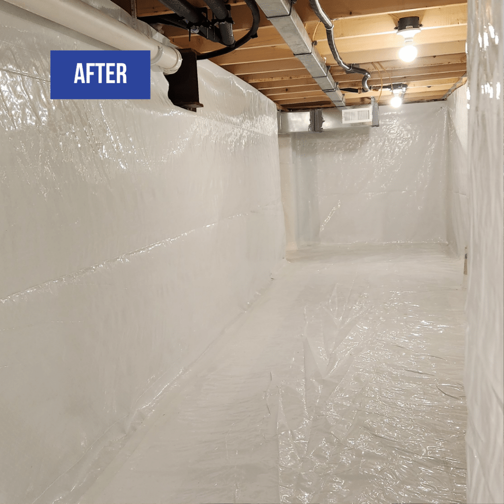 Crawl Space Waterproofing After